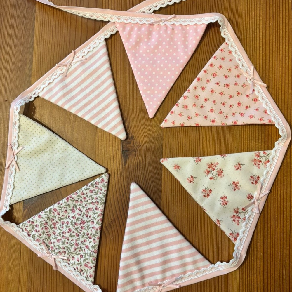 Loveshack Fancy inspired Pink Floral Room Banner
